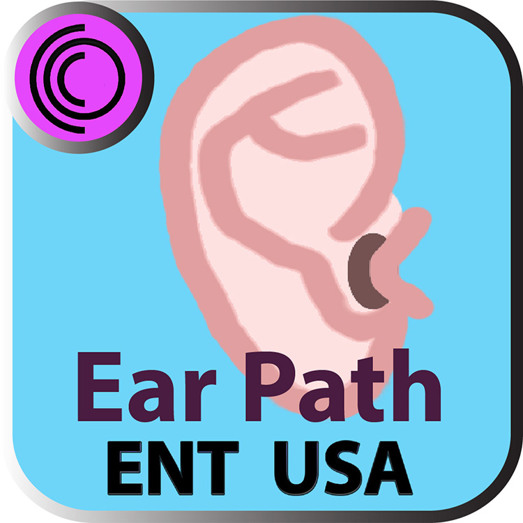Icon for I Pad and Android Tablet Ear Pathology App